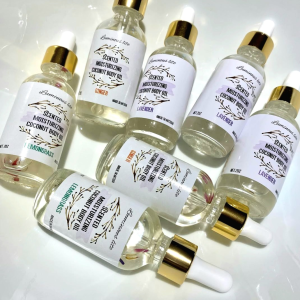 Pack Of 12 Glass Bottles Scented Coconut Body Oils